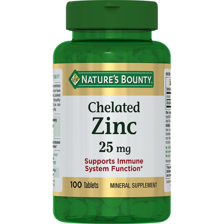 Хелат Цинка 25 мг naturesbounty