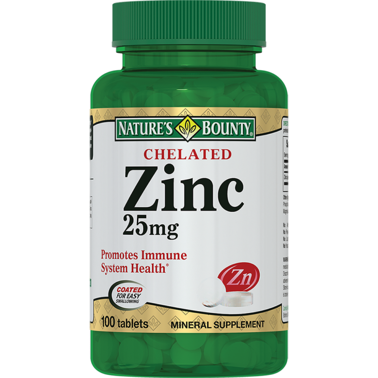 Хелат Цинка 25 мг naturesbounty