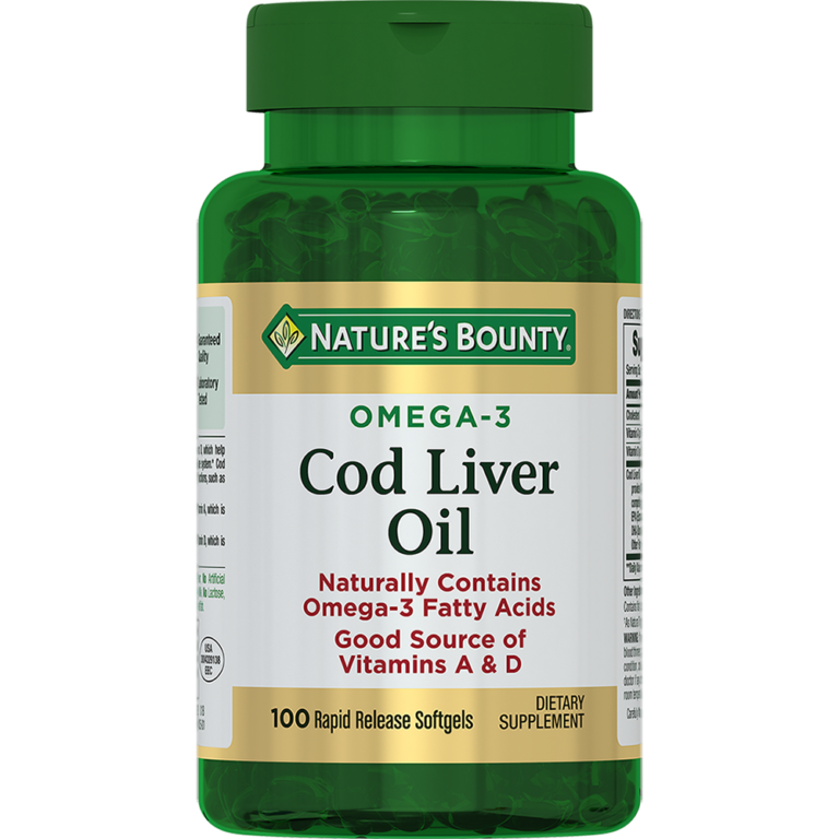 Жир печени норвежской трески naturesbounty