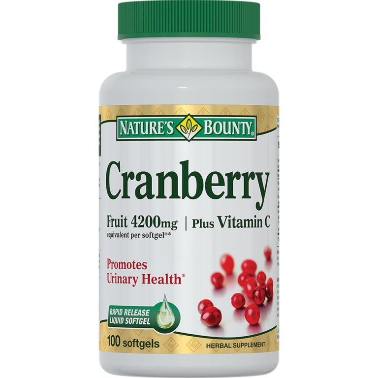 Концентрат ягод клюквы с витамином С naturesbounty