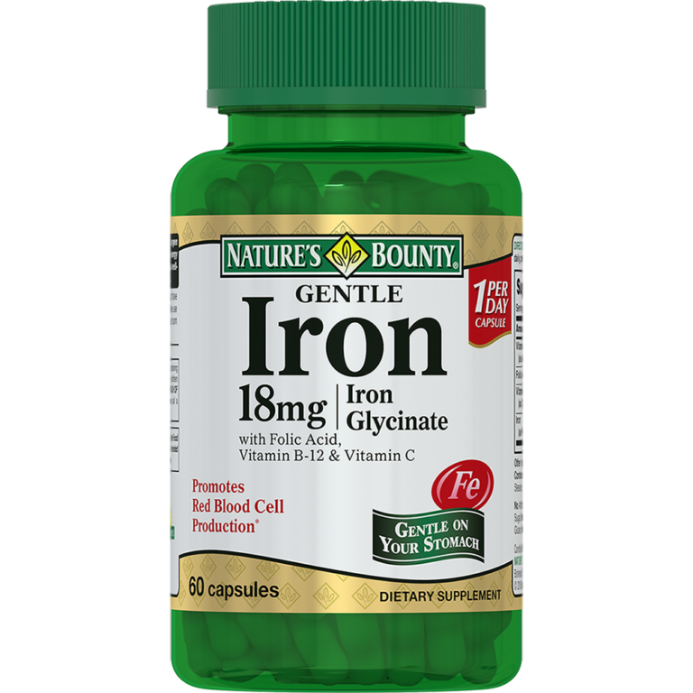 Легкодоступное железо 18 мг naturesbounty