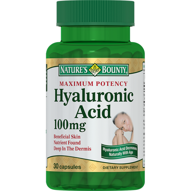 Гиалуроновая кислота 100 мг naturesbounty