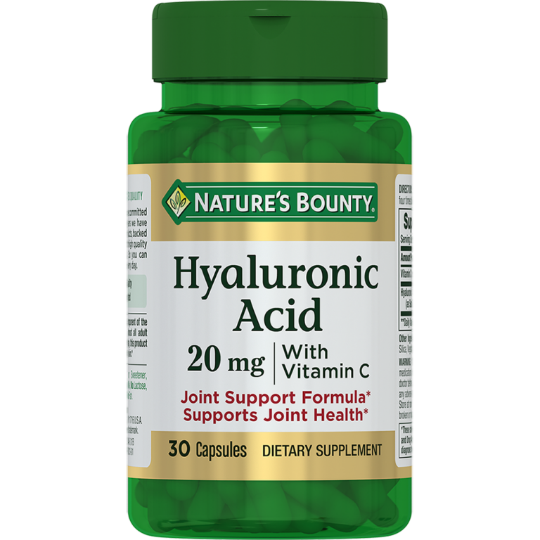 Гиалуроновая кислота 20 мг naturesbounty