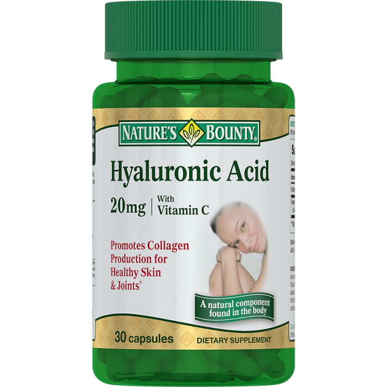 Гиалуроновая кислота 20 мг naturesbounty