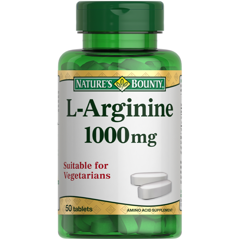 L-аргинин 1000 мг naturesbounty