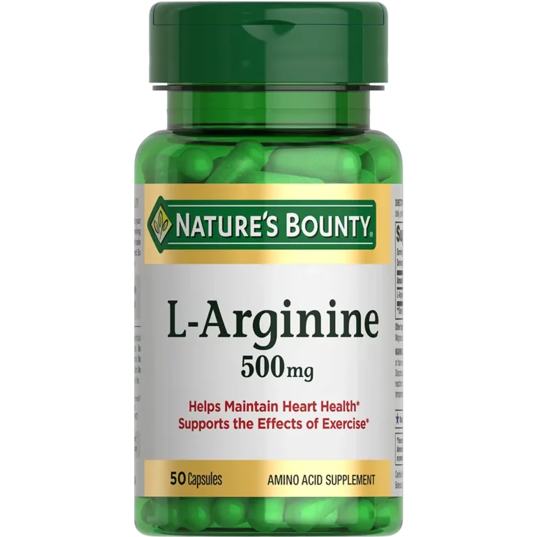L-аргинин 500 мг naturesbounty