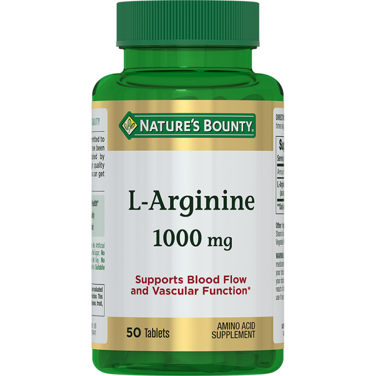 L-аргинин 1000 мг naturesbounty