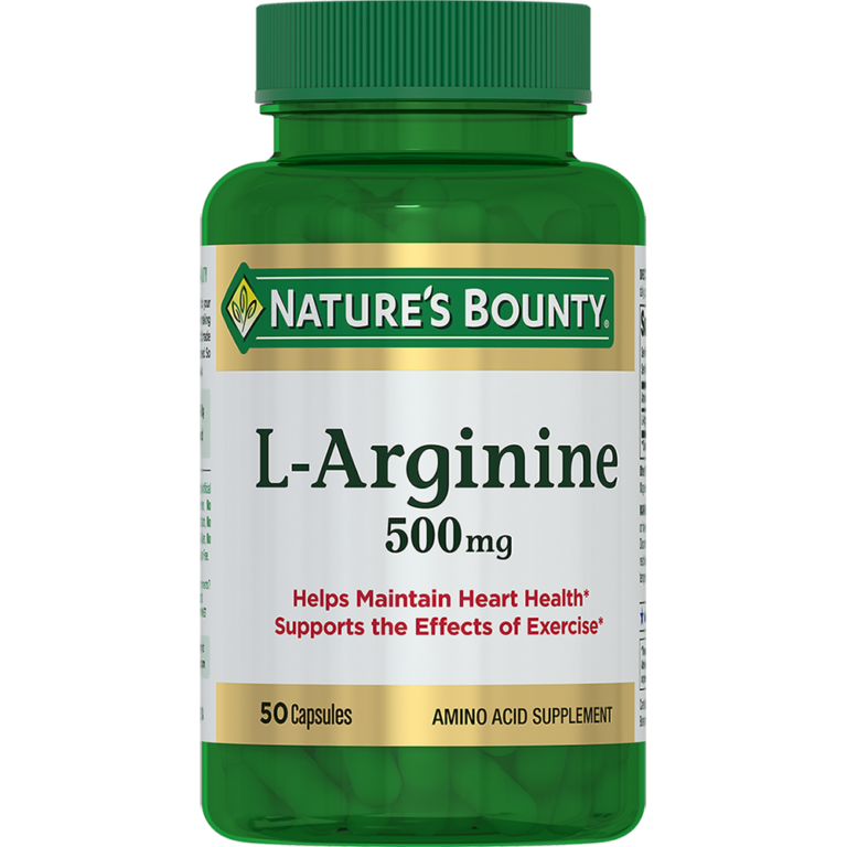 L-аргинин 500 мг naturesbounty