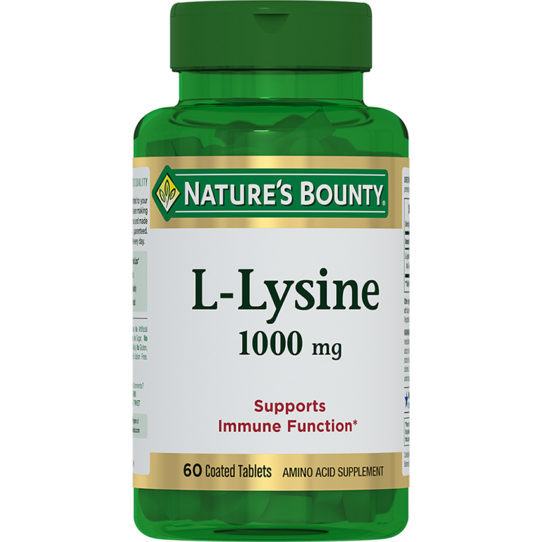 L-лизин 1000 мг naturesbounty