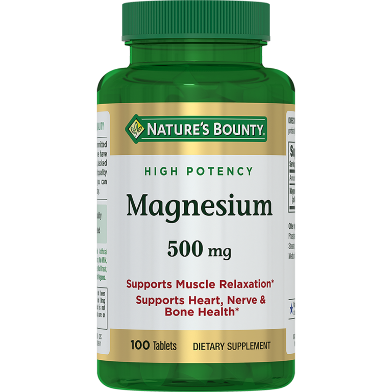 Магний 500 мг naturesbounty