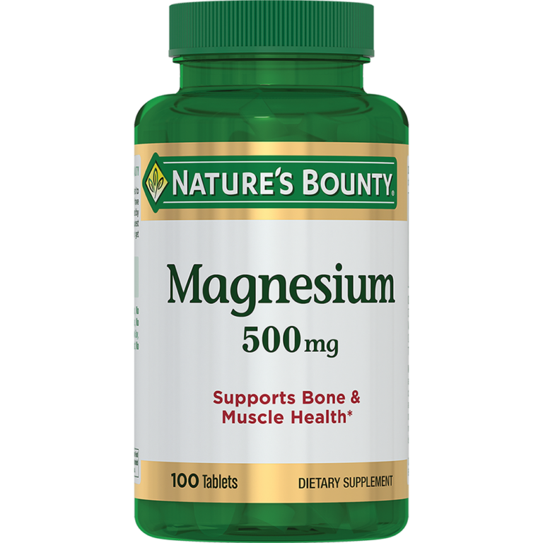 Магний 500 мг naturesbounty