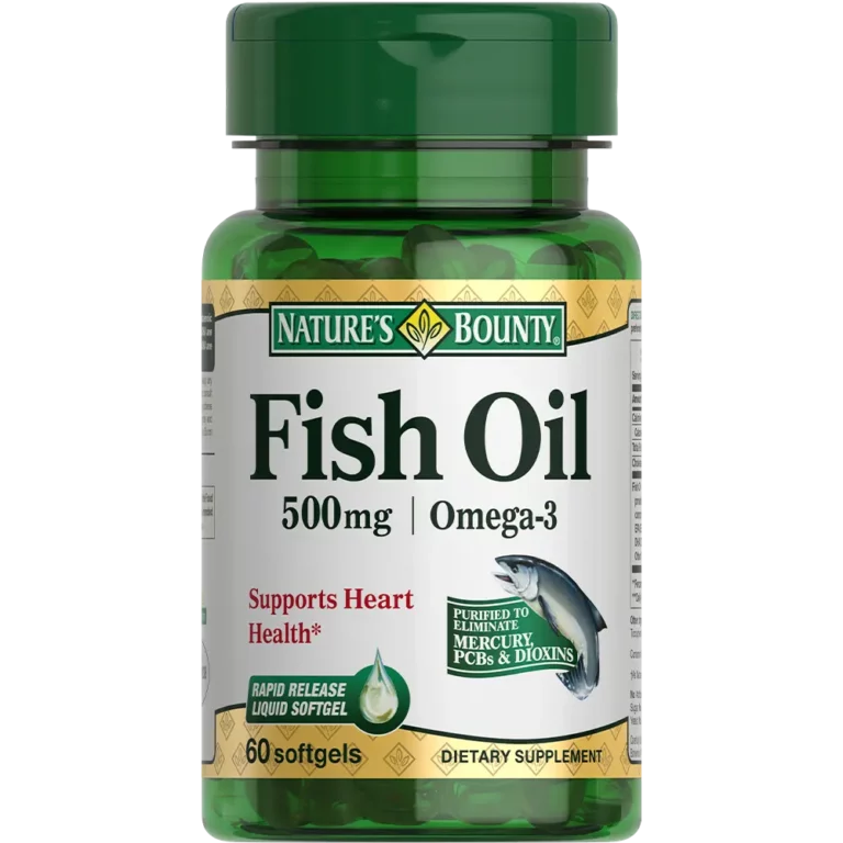 Рыбий жир 500 мг Омега-3 naturesbounty
