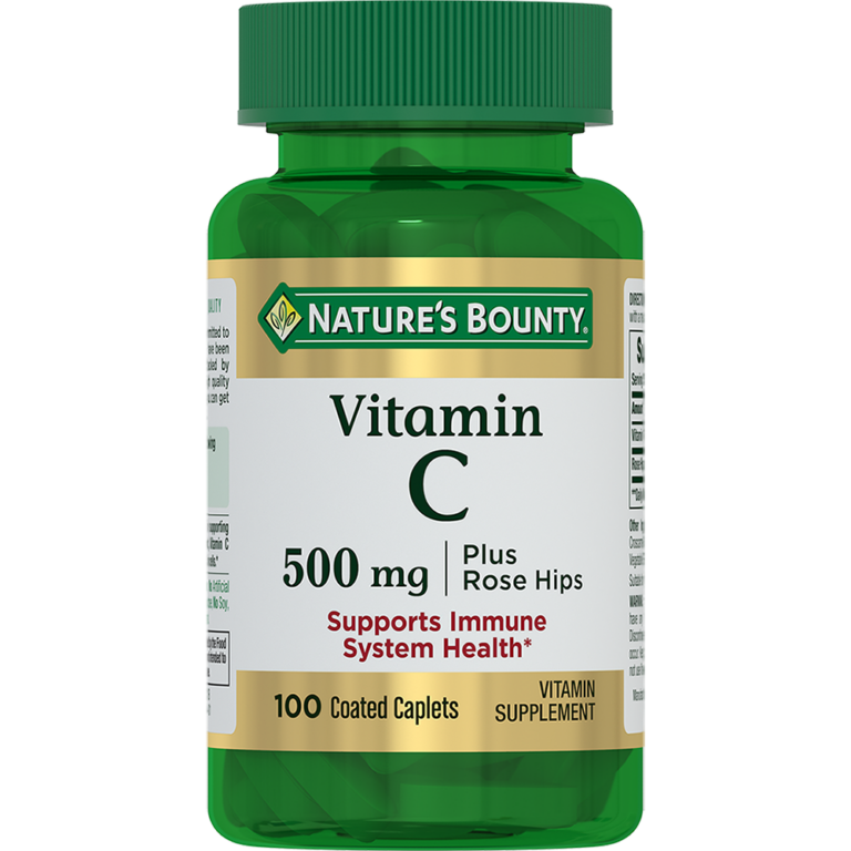 Витамин С 500 мг и Шиповник naturesbounty