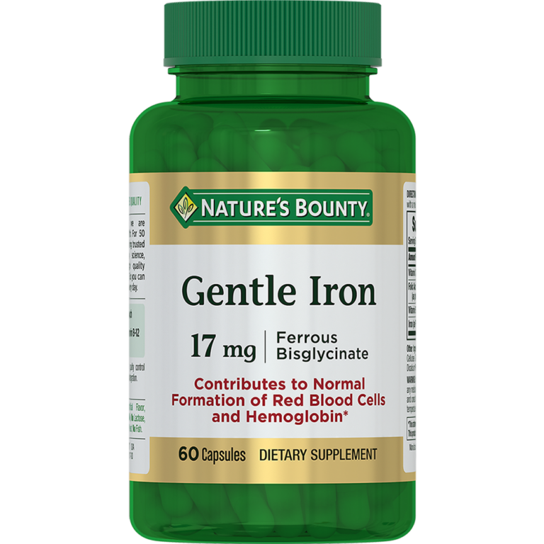 Легкодоступное железо 17 мг naturesbounty